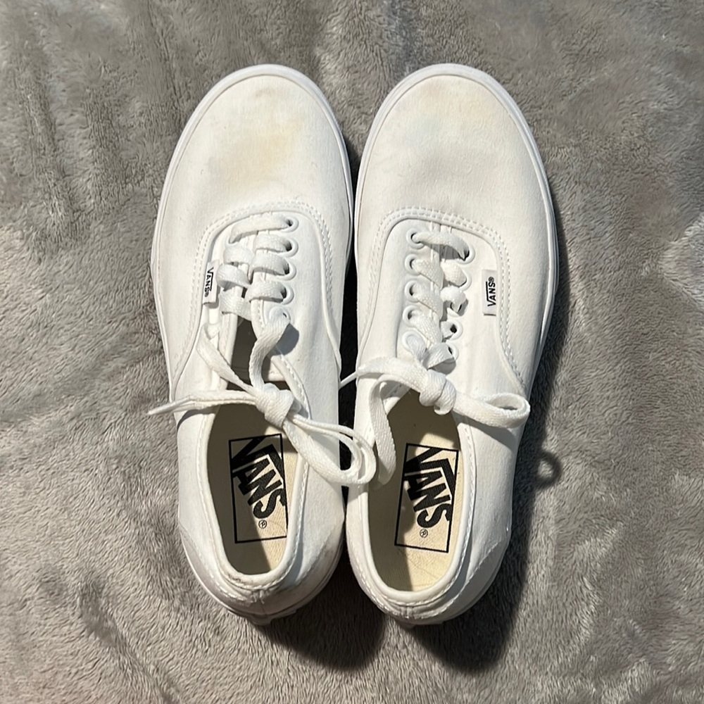 White Vans lightly used